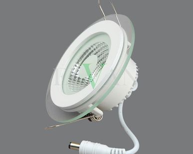 фото 703R-6W-4000K Светильник встраиваемый,круглый,со стеклом,LED,6W