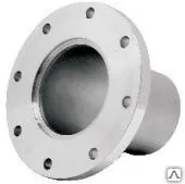 фото Фланец с патрубком нержавеющий Ду25 Ру25 ст. 12Х18Н9Т ГОСТ 12821-80
