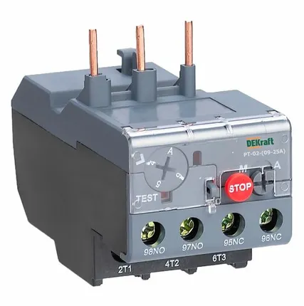 Фото №0 Реле тепловое для контакторов 09А-25А 12.0А-18А 23167DEK