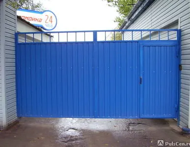 фото Ворота въездные