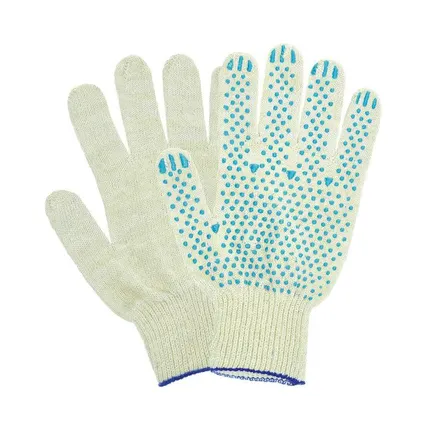 Фото №0 Перчатки х/б трикотажные с ПВХ 4-х нитка, эконом