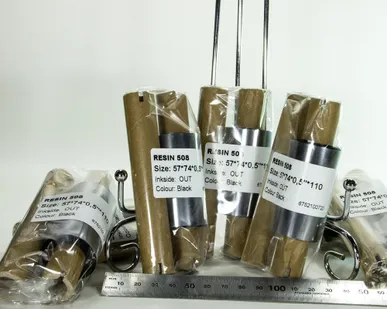 фото Риббон, 57ммх74мх110мм, Resin Out, термотрансферная красящая лента