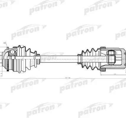 Фото №0 PDS3926 Полуось