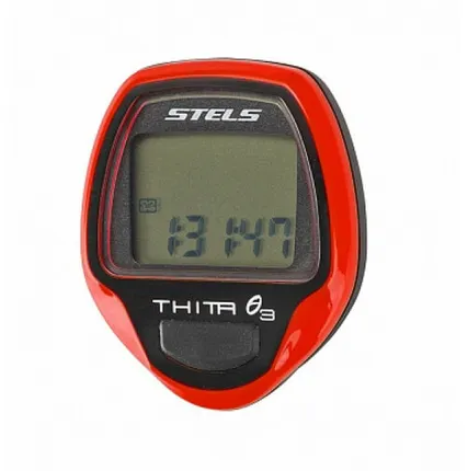 Фото №0 Велокомпьютер Thita-3 10 функций, красный