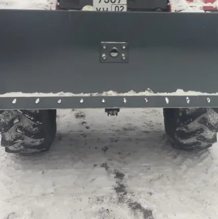 Фото №0 Отвал ОЗ-2.5 на заднюю навеску МТЗ-80/82 и др с отверстием под фаркоп и грейдерным ножом Азас