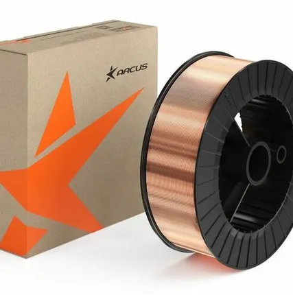 Фото №0 Проволока омедненная СВ-08Г2С-О ф 0,8мм катушка 5кг