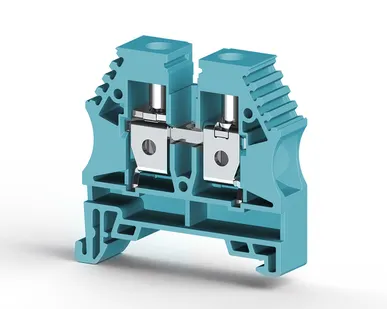 фото Klemsan Клеммник на DIN-рейку 10мм.кв. (синий); AVK10(RP)