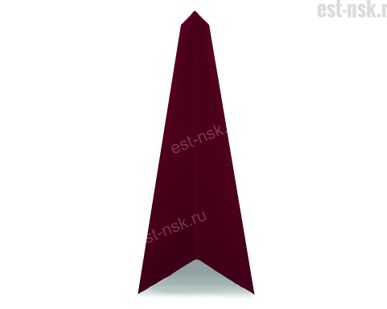 фото Планка конька плоского 150х150х2000 RAL 3005