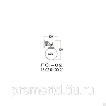 Фото №0 Светильник настенный Глобус FG-02
