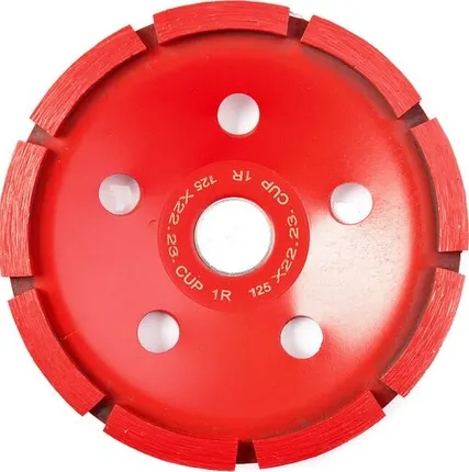 Фото №0 Чашка алмазная шлифовальная REDVERG 125мм (900371)