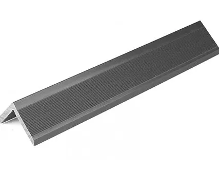 Фото №0 СЕРЫЙ Уголок декоративный ДПК (брашированный) COLOR (3000 x 45 x 45 мм) POLYWOOD