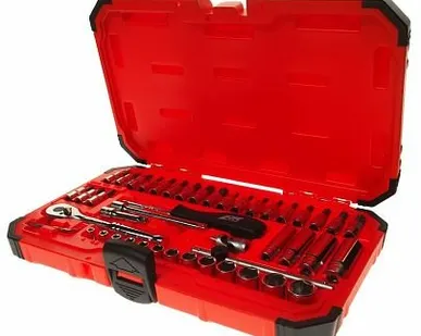 фото НАБОР ГОЛОВОК 1/4" 6-ТИ ГРАННЫХ 4-14ММ,T10-T50 47 ПРЕДМЕТОВ