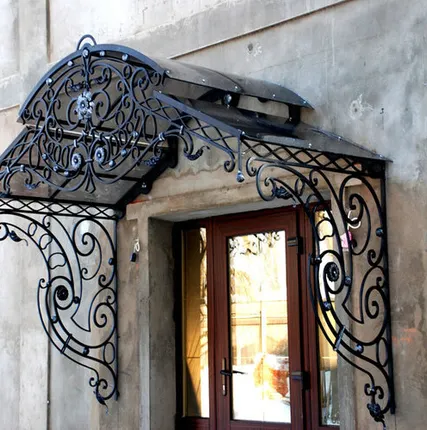 Фото №0 Кованые козырьки