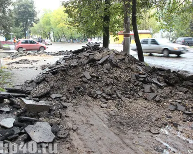 фото Асфальт дробленый