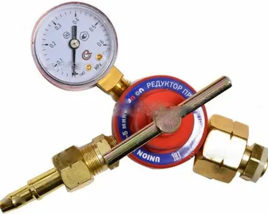 фото 33806 Редуктор пропан.БПО-5 мини (наиб.проп.спос.5м3/ч, макс.давл.на входе 2,5МПа, на вых.0,3МПа; вес=0,58 кг)