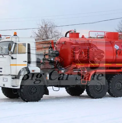 Фото №2 Автоцистерна нефтепромысловая АКНС-10 на полноприводном шасси КАМАЗ 43118