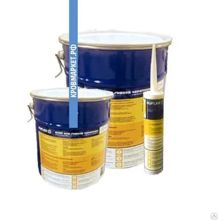 Фото №0 Клей битумный К-36 3л Ruflex