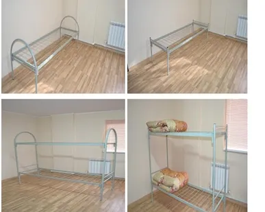 фото Металлические армейские кровати