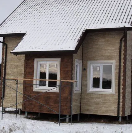 Фото №2 Фасадная панель для наружной отделки дома Альта Камень Скалистый Тибет