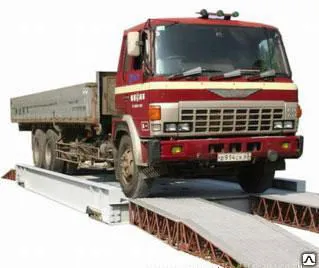 фото Весы платформенные автомобильные