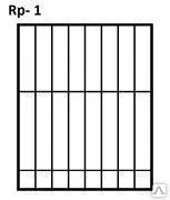 фото Решетка на окно Rp1