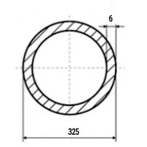 фото Труба электросварная 325х6.0