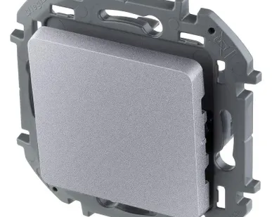 фото Механизм переключателя 1-кл Inspiria 250В 10AX алюм. Leg 673652