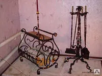 фото Каминный набор кованый