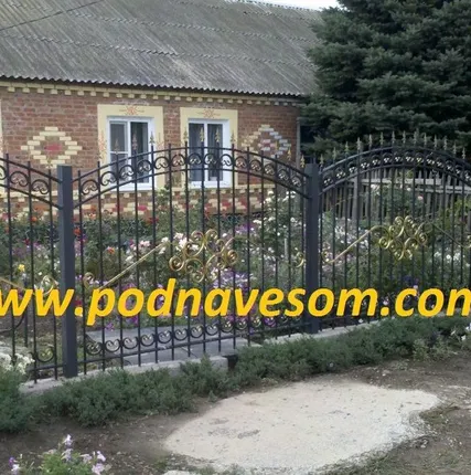 Фото №0 Кованные секционные заборы