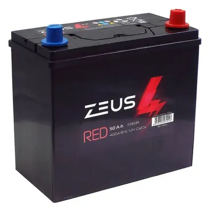 Фото №0 Аккумулятор ZEUS RED Asia 50B24L 50 Ач о.п.