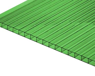 фото Сотовый поликарбонат КИВИ Грин-Фиш 10 мм (2,1*6 м)