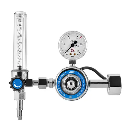 Фото №0 У-30/АР-40-П-1Р (36V), Регулятор расхода газа с подогревателем на 36В и одним ротаметром (001.010.600)