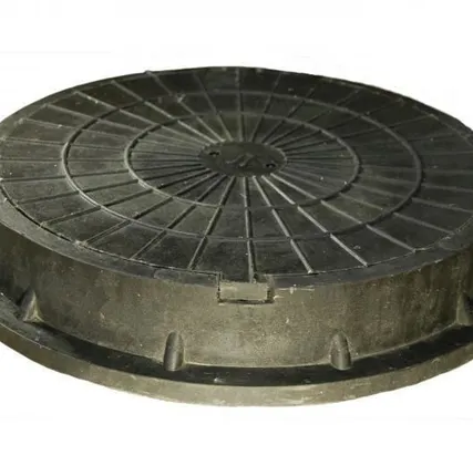 Фото №0 Люк чугунный лёгкий для смотровых колодцев, с крышкой, 60 см (Татарстан), 30 кН