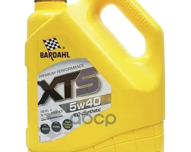 фото Bardahl 5W-40 Xts A3/B4, Api Sn/Cf 4L (Синт. Моторное Масло)