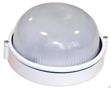 фото Светильник НПП-100Вт круглый без решетки IP53 ИЭК