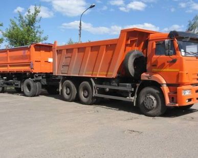фото Услуги КАМАЗА с прицепом