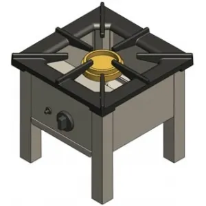 фото Плита-табурет газовая Вулкан-Heidebrenner ПРГ-IIA-1 (балонный газ)