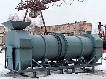 фото Барабанная сушилка С-0,15 размер 2000х600 мм