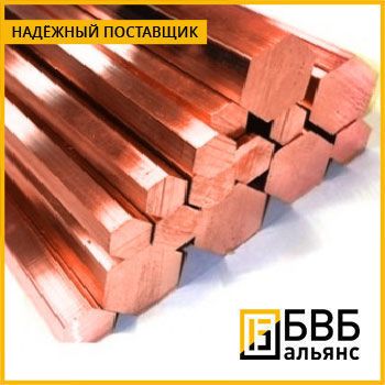 Фото №0 Шестигранник медный М1