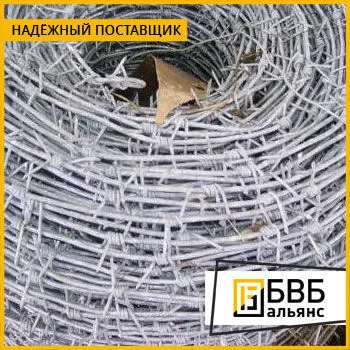 Фото №0 Проволока колючая оцинкованная ГОСТ 285-69