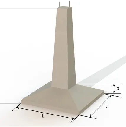 Фото №0 Фундамент под ЛЭП Ф2-2 (прямой)