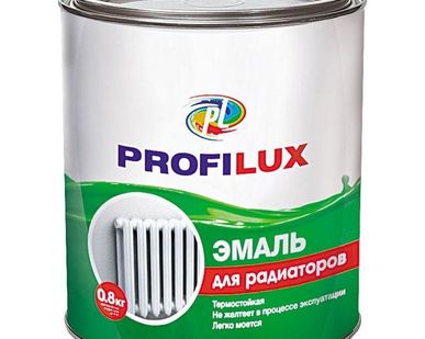 фото Профилюкс Эмаль для радиаторов 0,9кг.