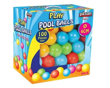 фото Шарики для сухого бассейна Pilsan Play Pool Balls 
6 см 100 шт