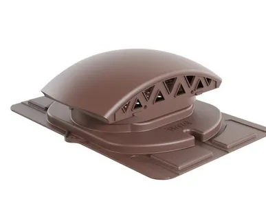 фото Вентилятор подкровельный Viotto с универсальным проходным элементом, Черепаха (RAL 8017)