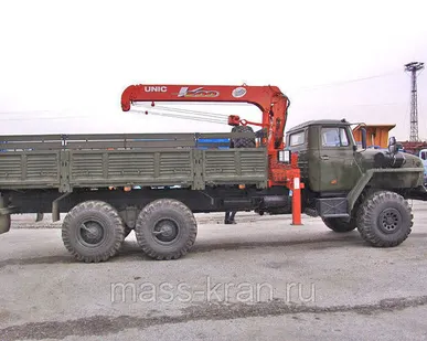 фото Манипулятор URV 504 на шасси Урал 4320