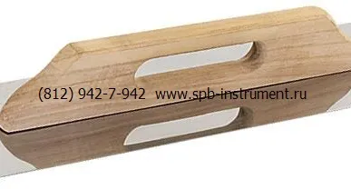 фото Гладилка Швейцарская нержавейка 480х130 мм плоская FIT 05180