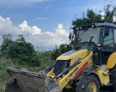 фото Аренда экскаватора-погрузчика New Holland B110, Новороссийск
