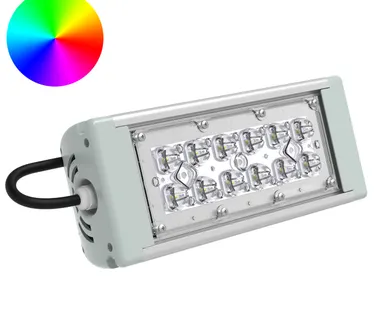 фото DMX-прожектор SVT-STR-RGB-MPRO-27Вт-58-DMX 49 Лм/Вт 1328 Лм