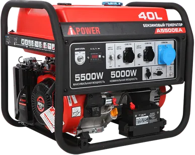 фото Портативный бензиновый генератор A-iPower A5500EA