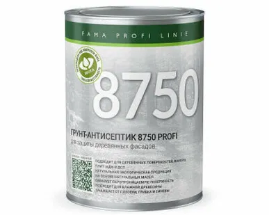 фото Грунт-антисептик для защиты деревянных фасадов 8750 Profi 2,5 л